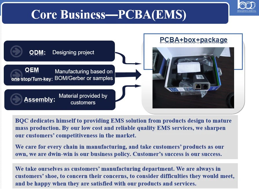 core business (EMS)